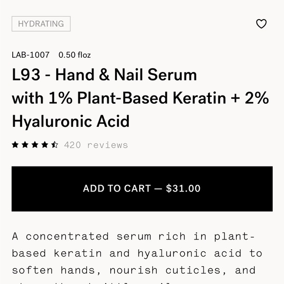Typology hand and nail serum L93 - Picture 3 of 3